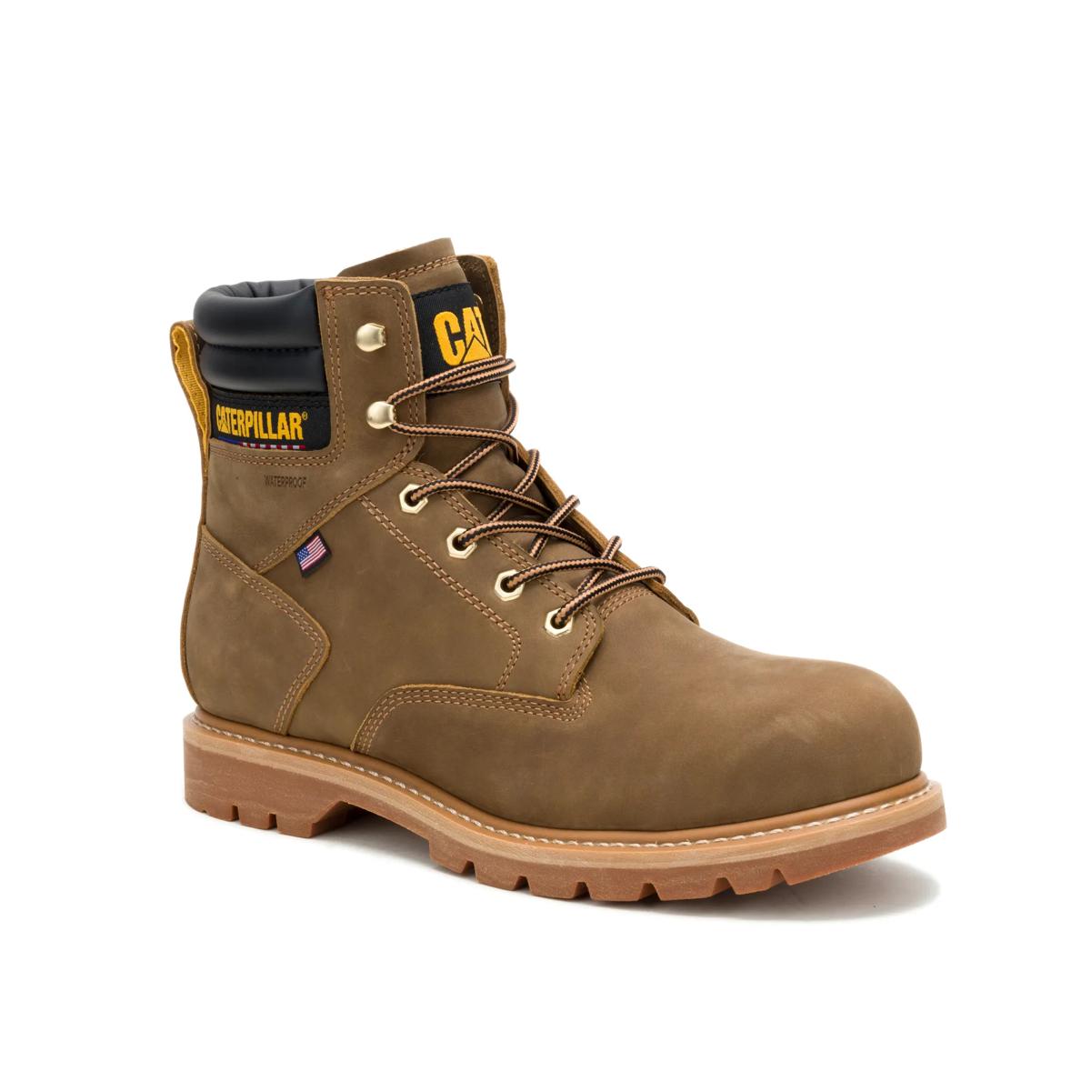 Cat Second Shift USA 6" Edición Especial Botas de Trabajo Caterpillar Impermeables con Punta de Acero para Hombres - Imagen 6
