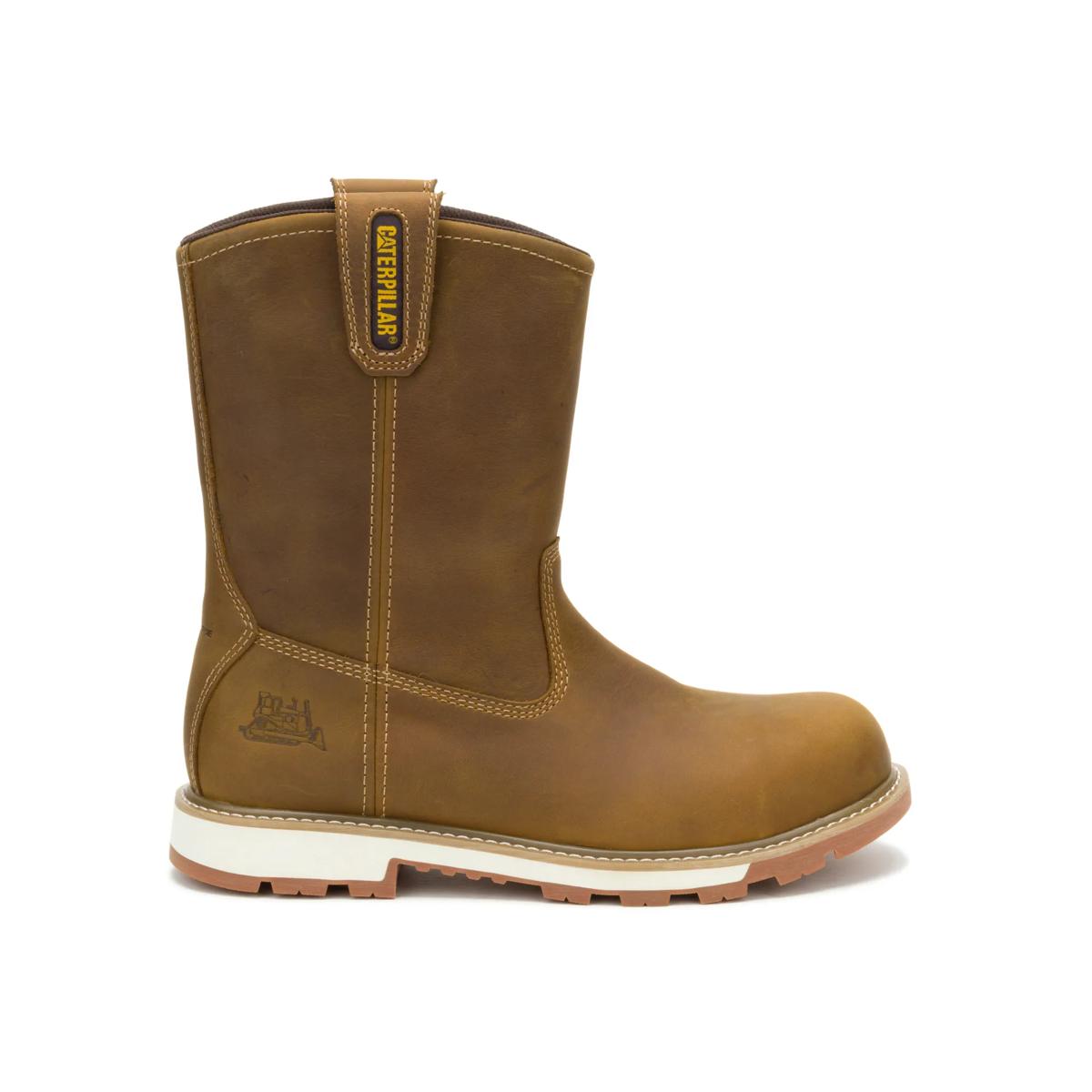 Cat 247 Welly Botas de Trabajo Caterpillar 10″ Pulgadas con Punta de Acero para Hombres