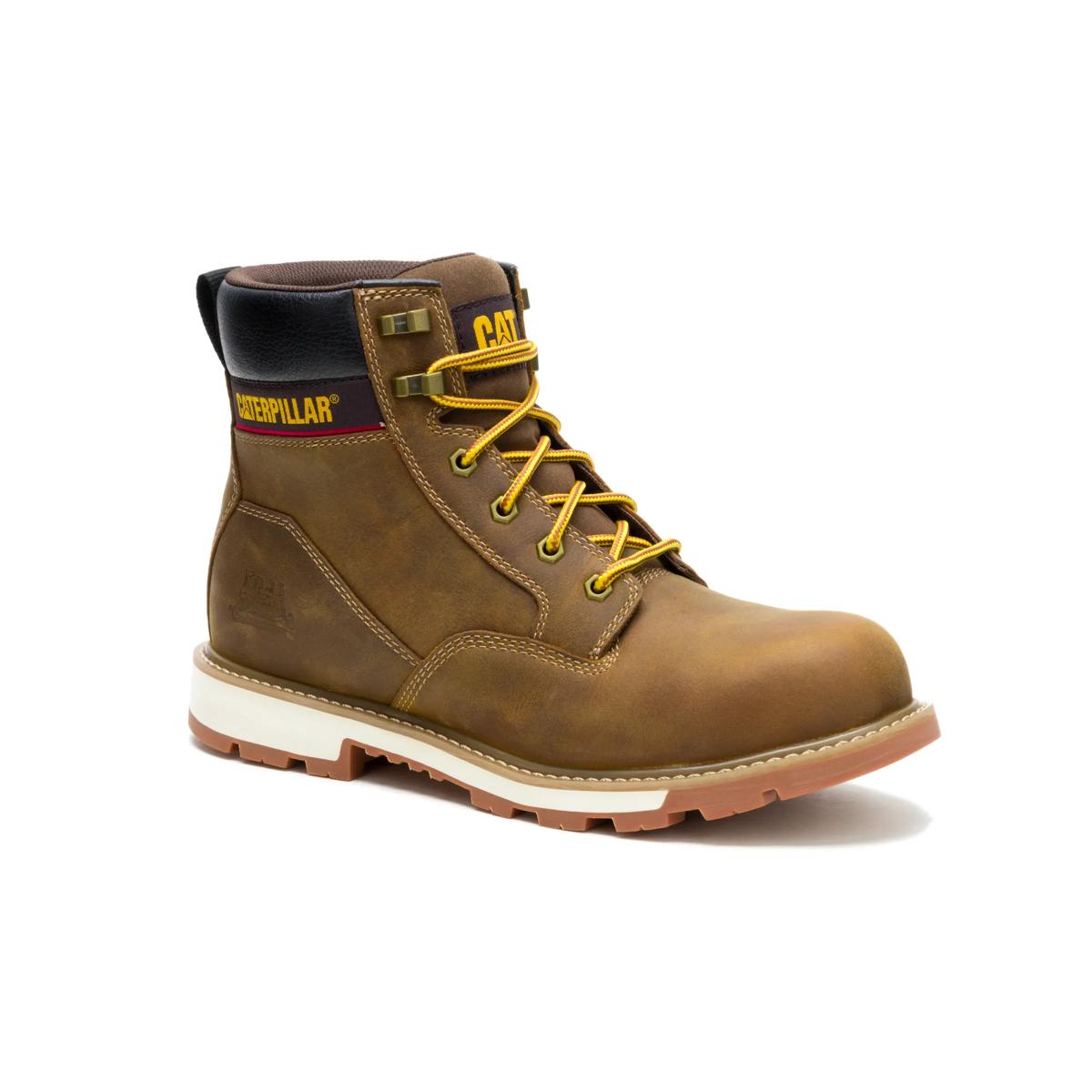 Cat 247 Botas de Trabajo Caterpillar de 6" Pulgadas con Punta de Acero para Hombres - Imagen 3