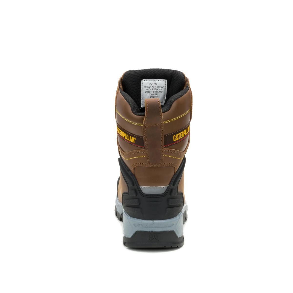Cat Striver XL TX 8" Botas de Trabajo Impermeables con Punta Compuesta de Carbono para Hombres - Imagen 5
