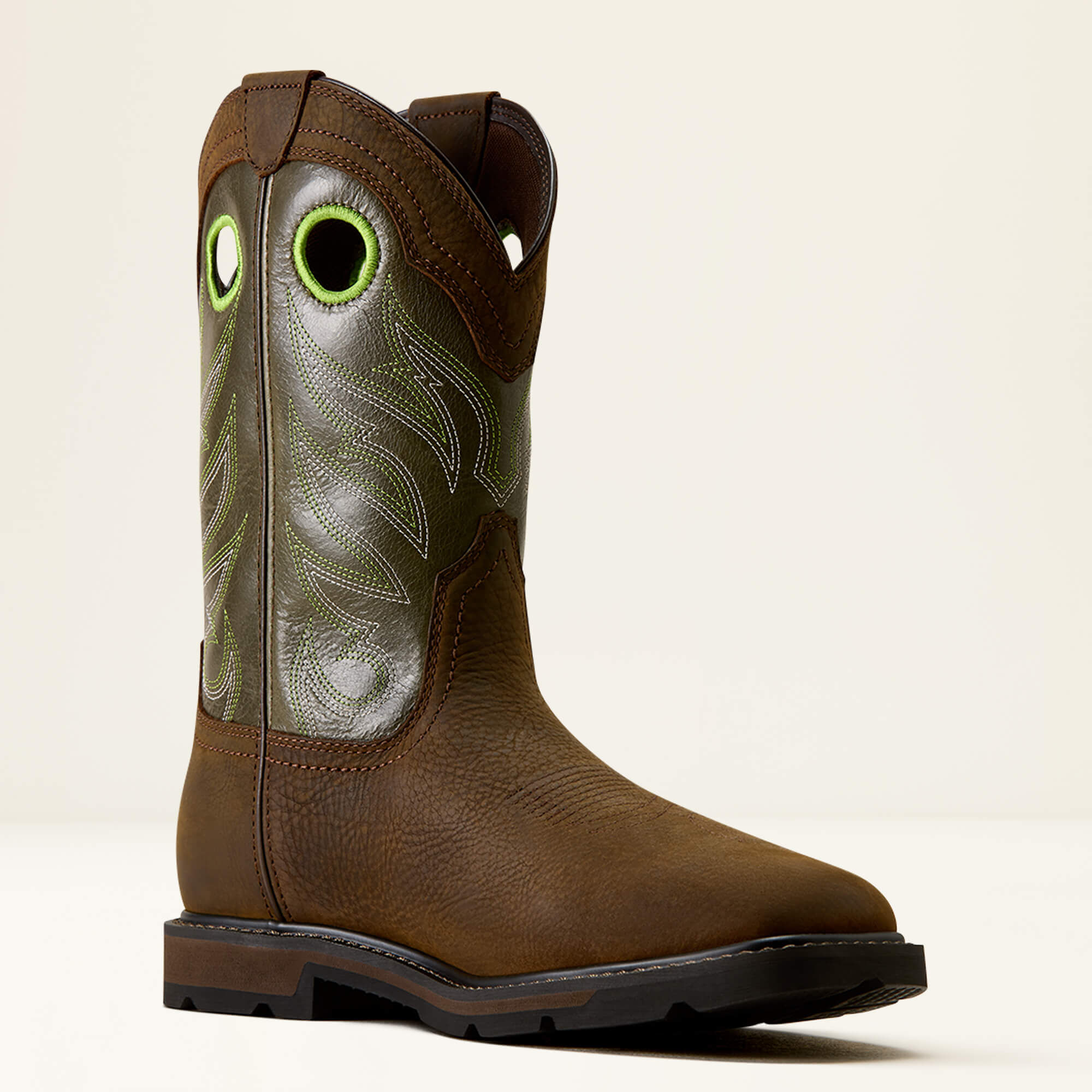 Ariat Work Groundwork Botas de Trabajo Impermeables con Punta ancha cuadrada de Acero para Hombres - Imagen 6